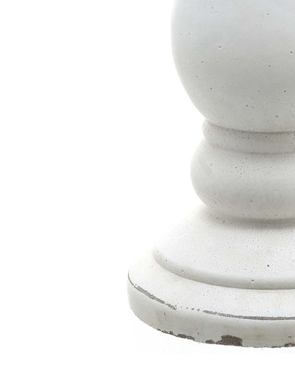 Small Matt White Ceramic Candle Holder