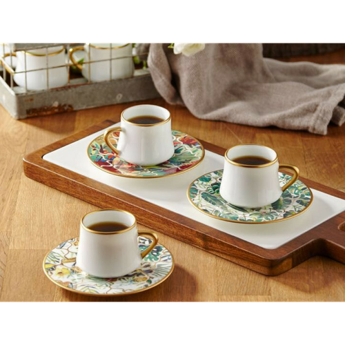 Sufi Coffee Cup and Saucer - Amazon Tropic - 90 cc