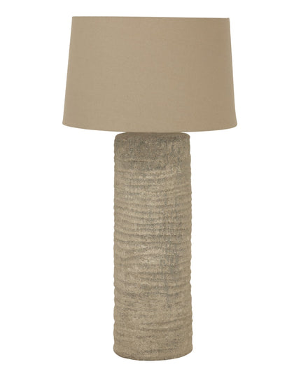 Tall Tuscan Grey Lamp