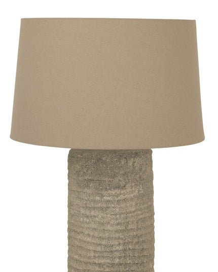 Tall Tuscan Grey Lamp