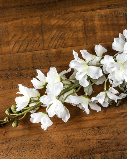 Tall White Delphinium Stem
