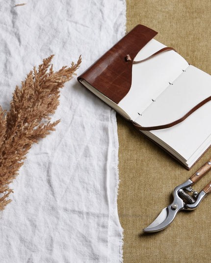 Taupe Faux Dried Pampas Grass Stem