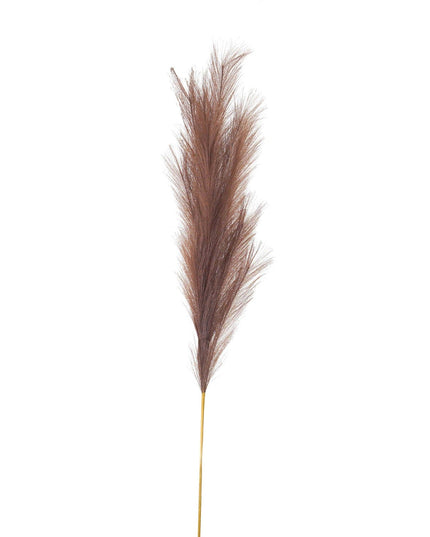 Taupe Large Faux Pampas Grass Stem