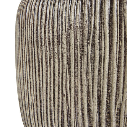 Textured Table Lamp With Linen Shade