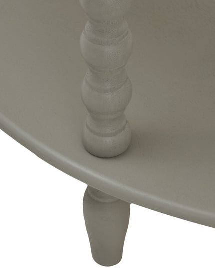 The Camden Collection Half Moon 3 Tier Table