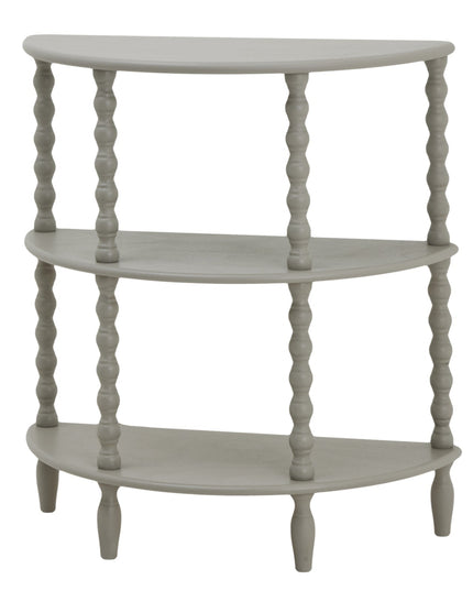 The Camden Collection Half Moon 3 Tier Table