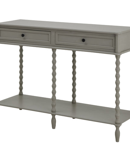 The Camden Collection Large Two Drawer Console Table