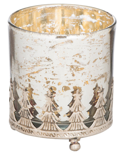 The Lustre Collection Christmas Large Candle Holder