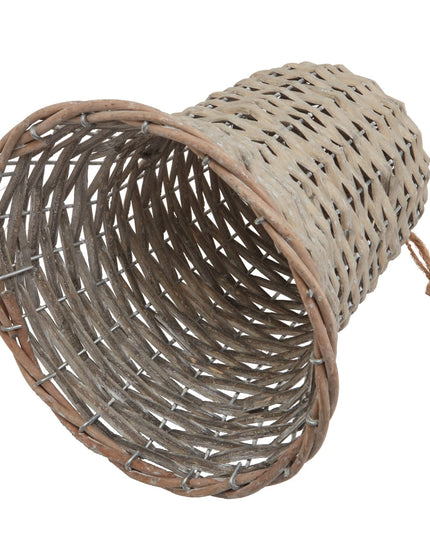 The Noel Collection Extra Large Wicker Bell Decoration