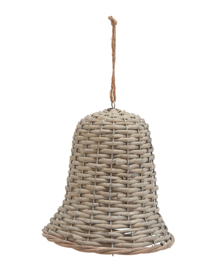 The Noel Collection Extra Large Wicker Bell Decoration