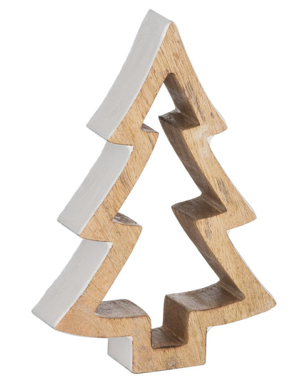 The Noel Collection Snowy Standing Wooden Tree