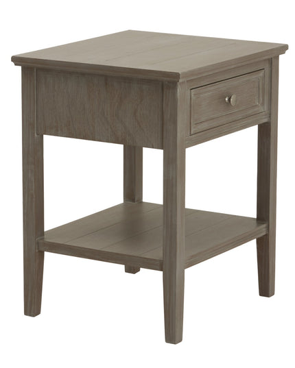 The Serene Collection One Drawer Side Table