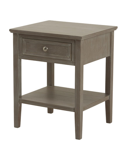 The Serene Collection One Drawer Side Table