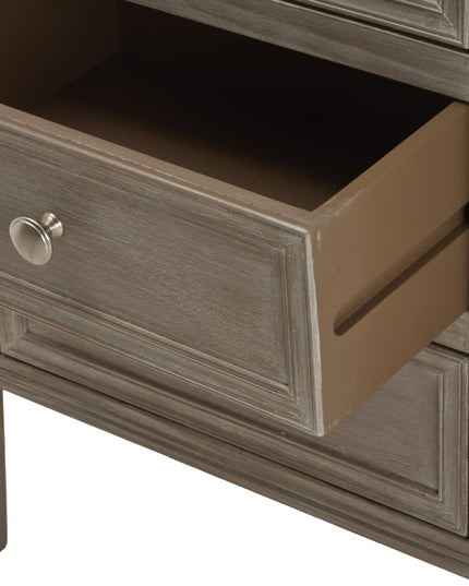 The Serene Collection Three Drawer Bedside Table