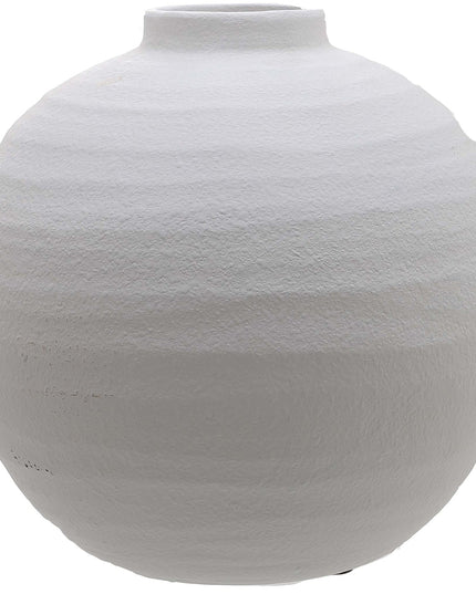 Tiber Matt White Ceramic Vase