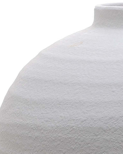 Tiber Matt White Ceramic Vase