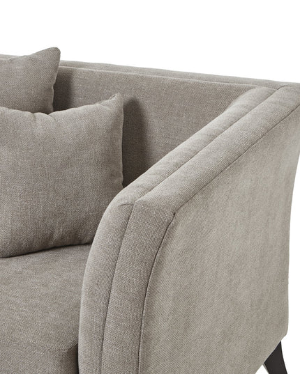 Vesper Taupe Cushion Back Snuggle Chair