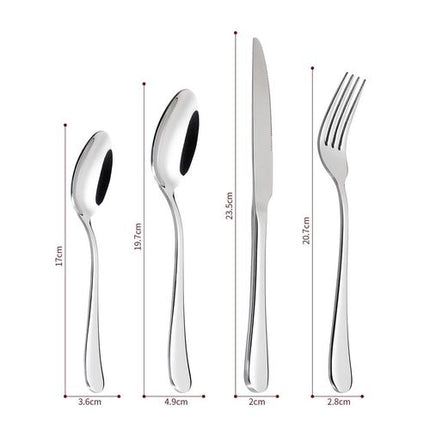 Vinsani 24pcs SS Cutlery Set 0010000