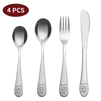 Vinsani 4pcs Jungle Kids Cutlery Set 0010002