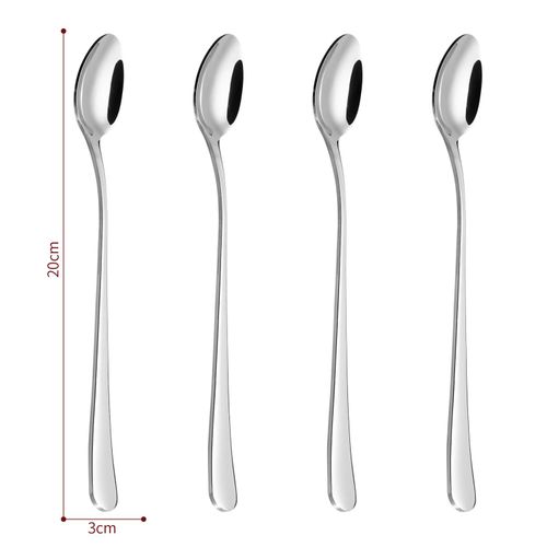 Vinsani 4pcs SSLong Handle Latte Spoons 0009999