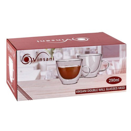 VINSANI DOUBLE WALL GLASSES VASO 1010311