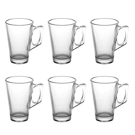 VINSANI LATTE GLASS 6PCS + COFFEE STAND 0006375