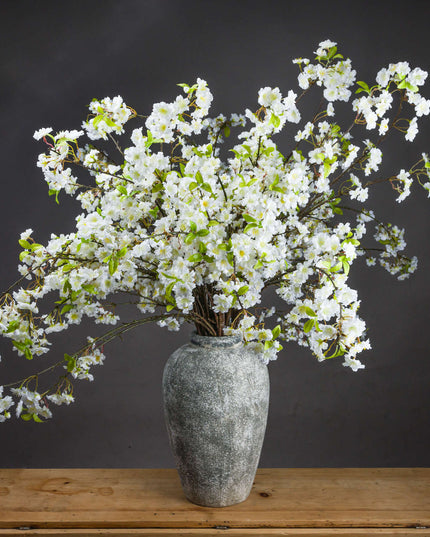 White Cherry Blossom Spray