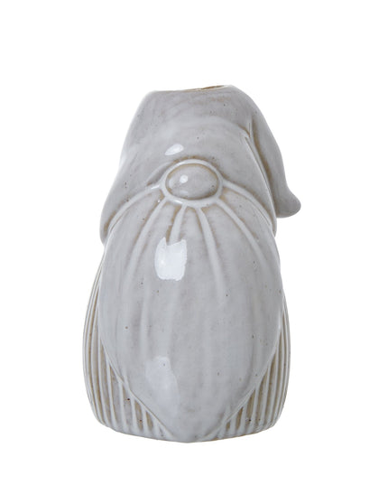 White Gonk Taper Candle Holder