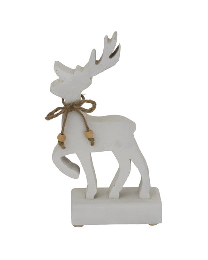 White Standing Reindeer