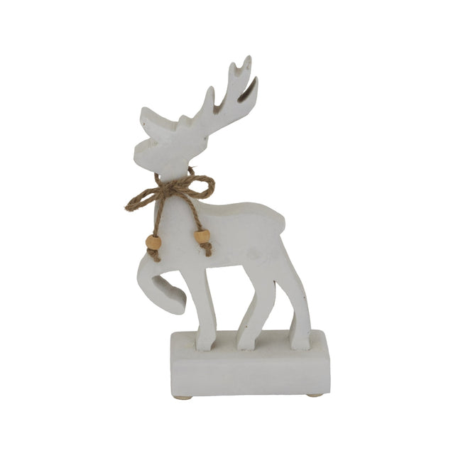 White Standing Reindeer
