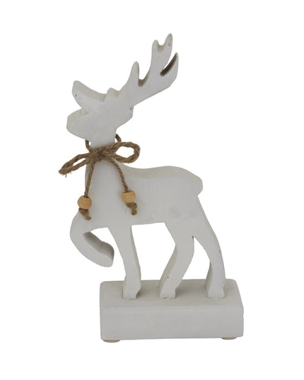 White Standing Reindeer