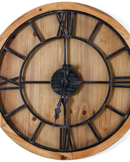 Williston Large Wooden Wall Clock