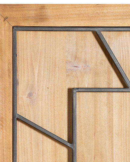 Williston Square Large Wooden Wall Clock
