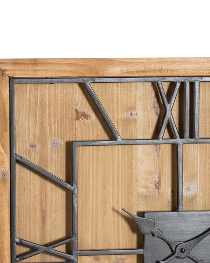 Williston Square Wooden Wall Clock
