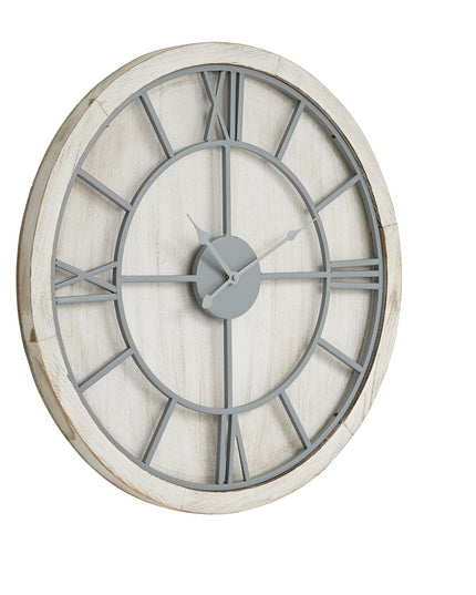 Williston White Wall Clock